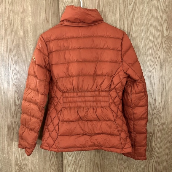 Michael Kors Orange Packable Down Puffer Jacket - Picture 2 of 5